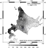 全道等雨量線図