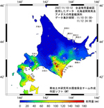 全道等雨量線図