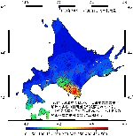 全道等雨量線図