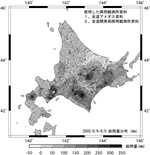 全道等雨量線図