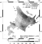 全道等雨量線図　モノクロ版